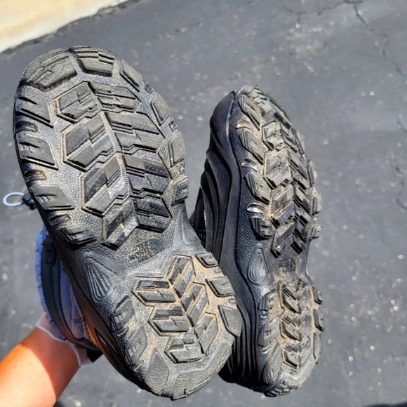 The North Face Blue and Gray Winter Boots sz 1 - Picture 5 of 9